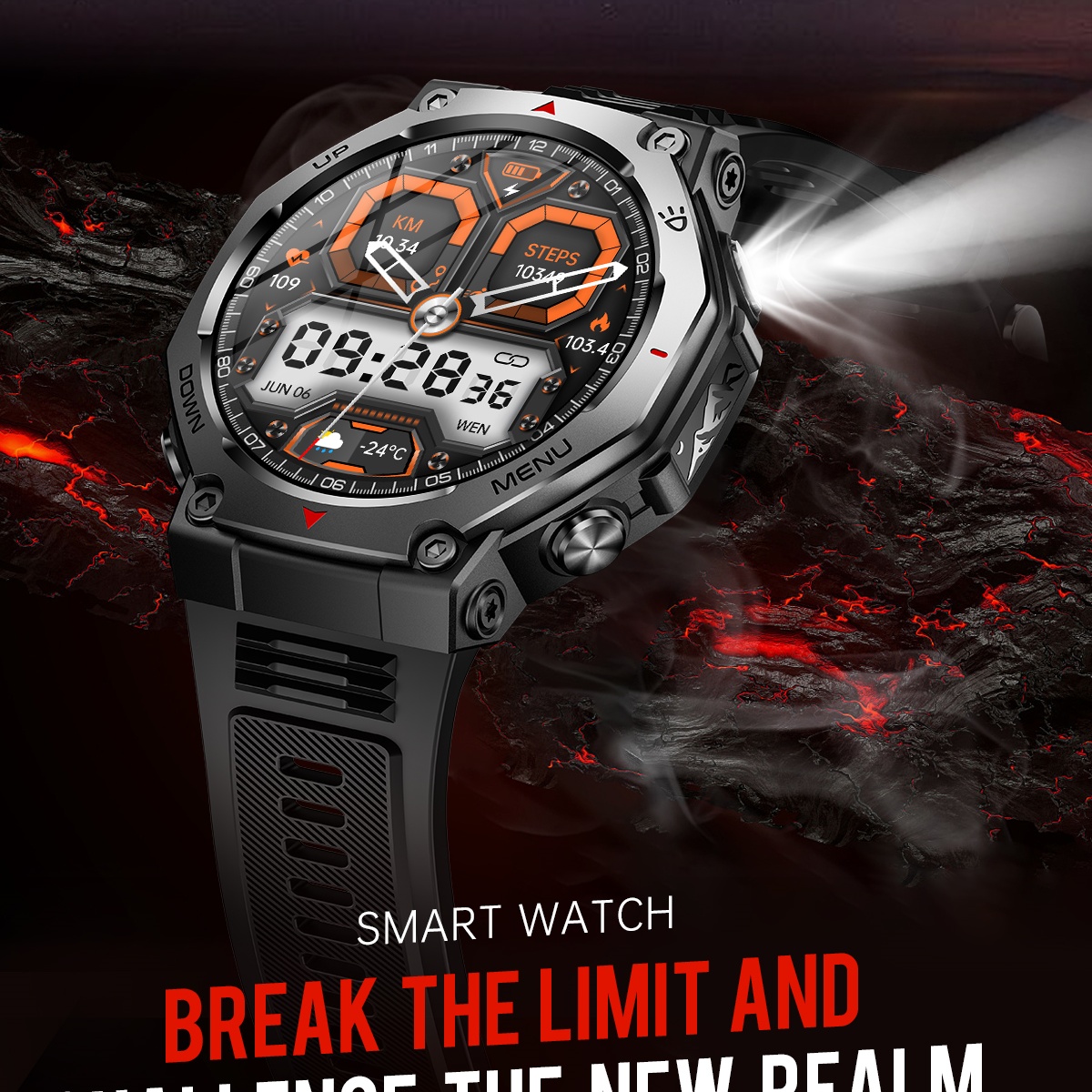 2025 New For Xiaomi Military G - огляд і ціна Watch Vs Amazfit
