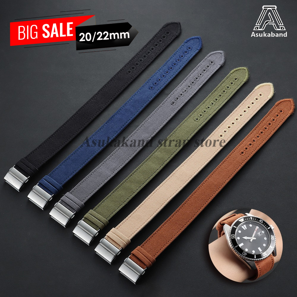 20mm 22mm Nylon Watchstrap for - огляд і ціна Smartwatch Casio Watches For Men