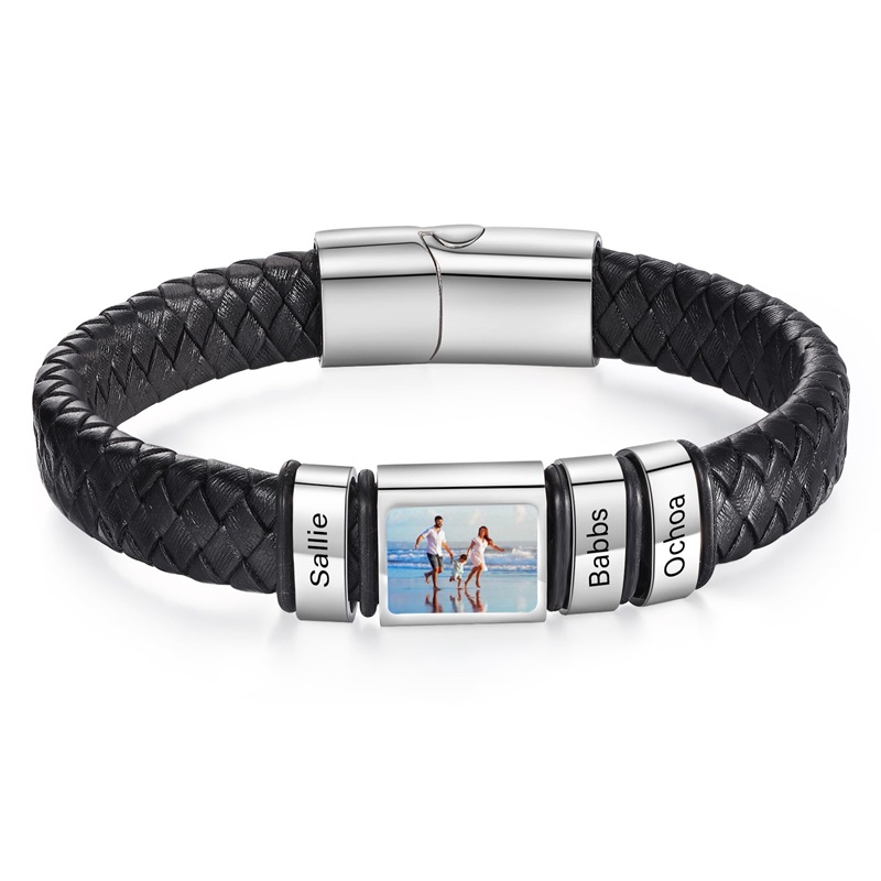 Custom Photo Bracelet for Men  - огляд і ціна Smartwatch Sports Watches For Men