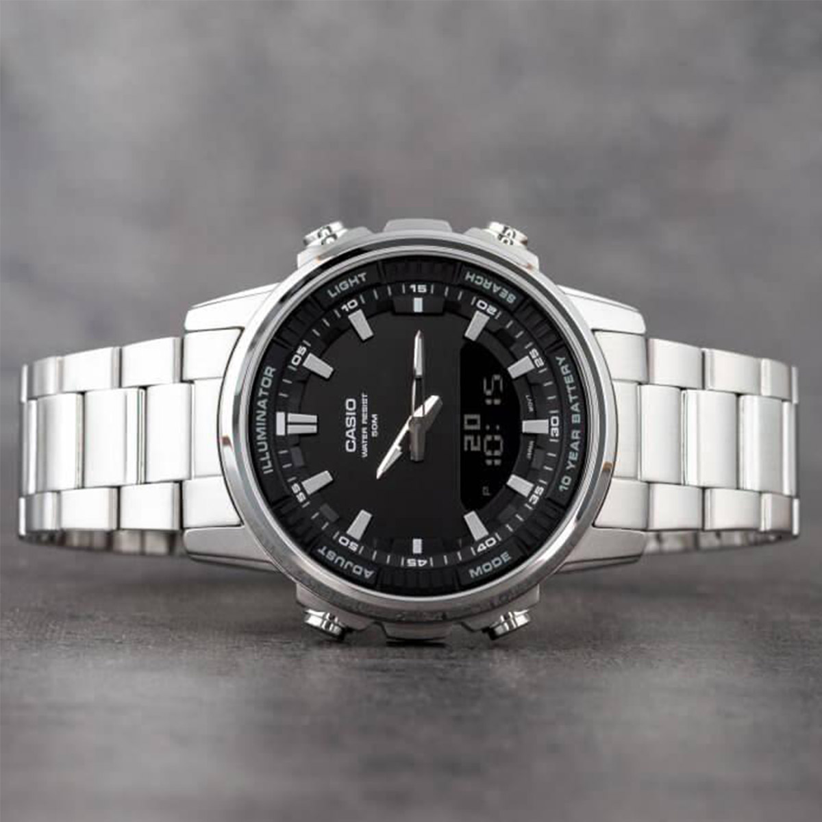 Casio AMW‑880D | Stainless Ste - огляд і ціна Smartwatch Casio Watches For Men