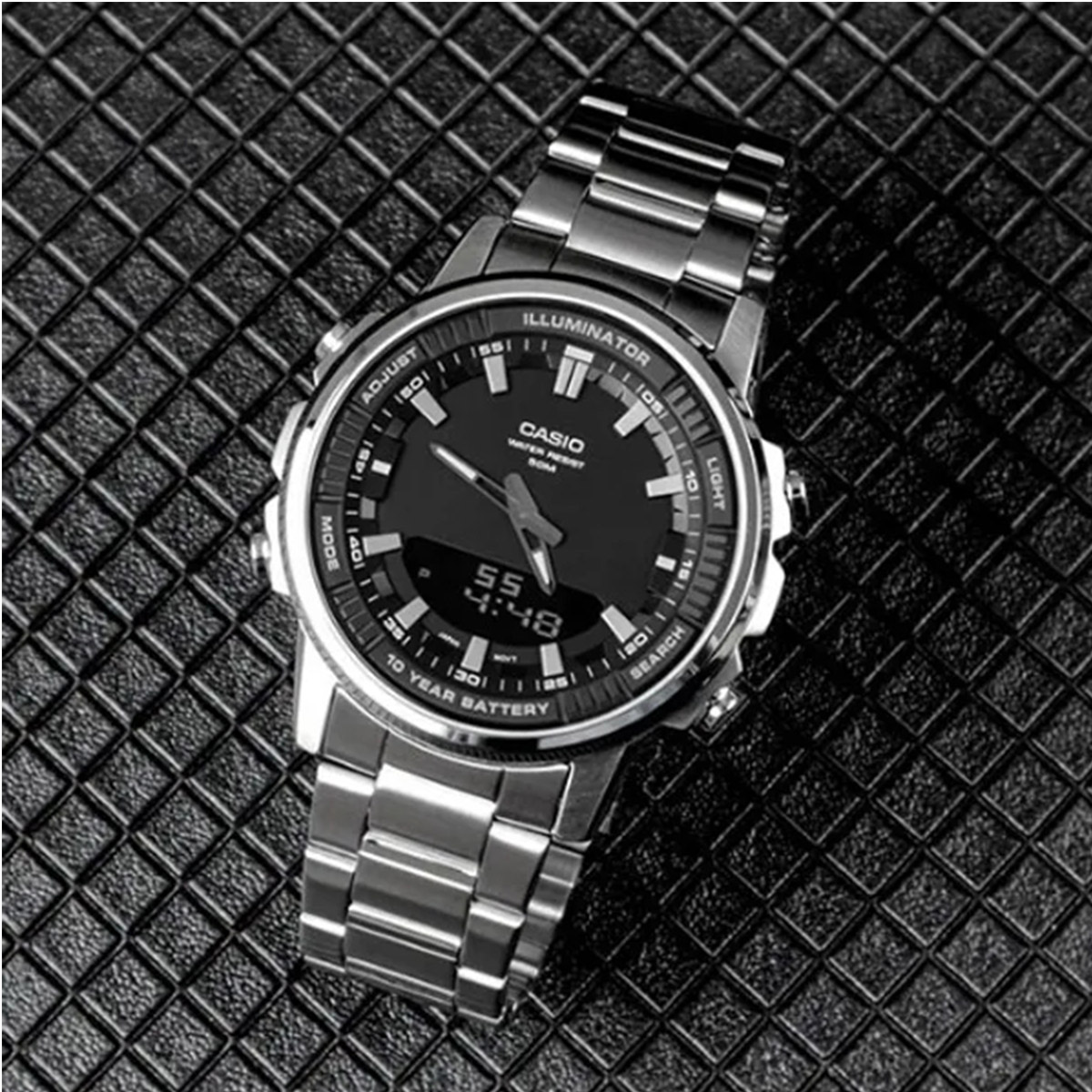 Casio AMW‑880D | Stainless Ste - огляд і ціна Smartwatch Casio Watches For Men