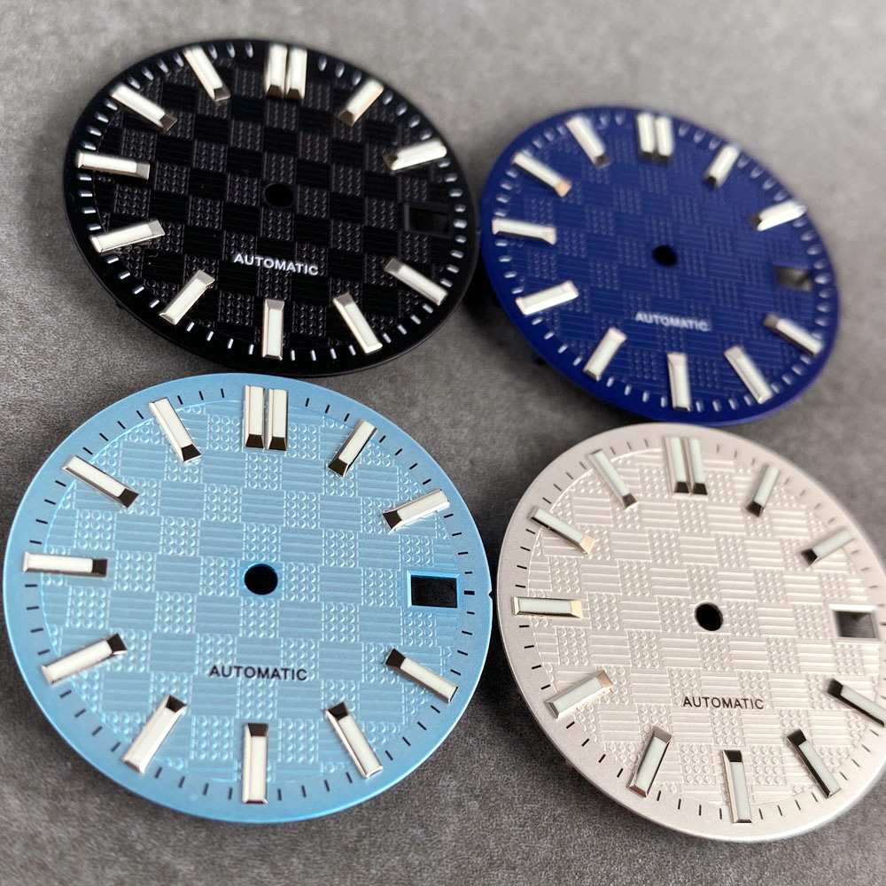 Black White Sky Blue Mod Watch - огляд і ціна Luminous Dial Face