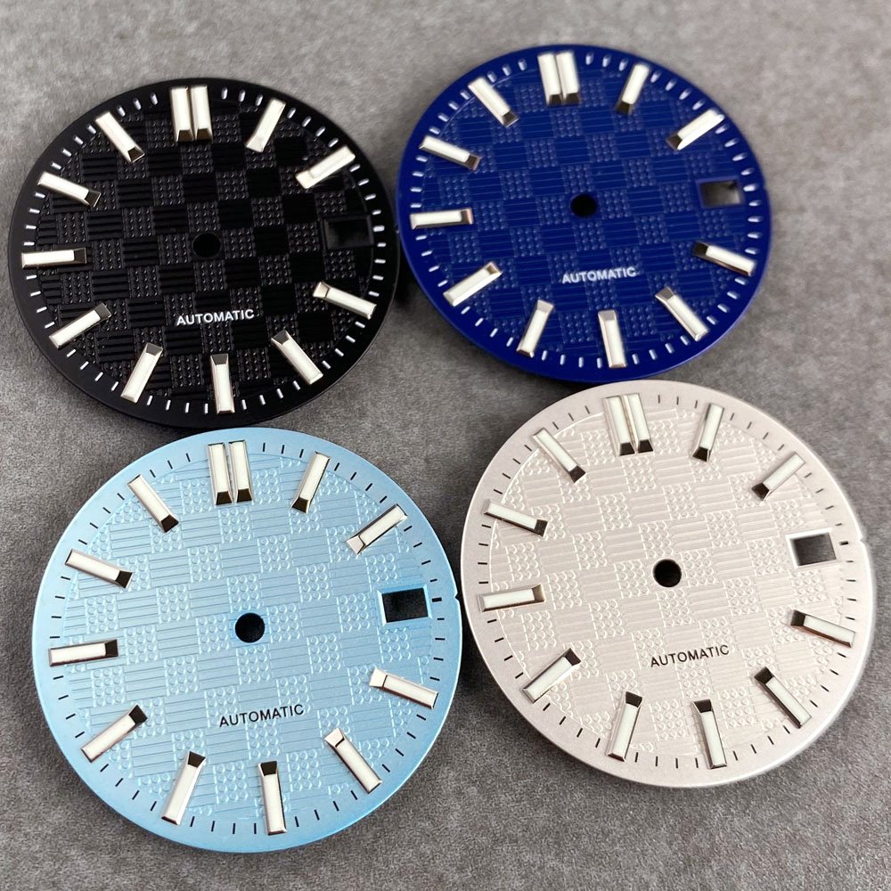 Black White Sky Blue Mod Watch - огляд і ціна Luminous Dial Face