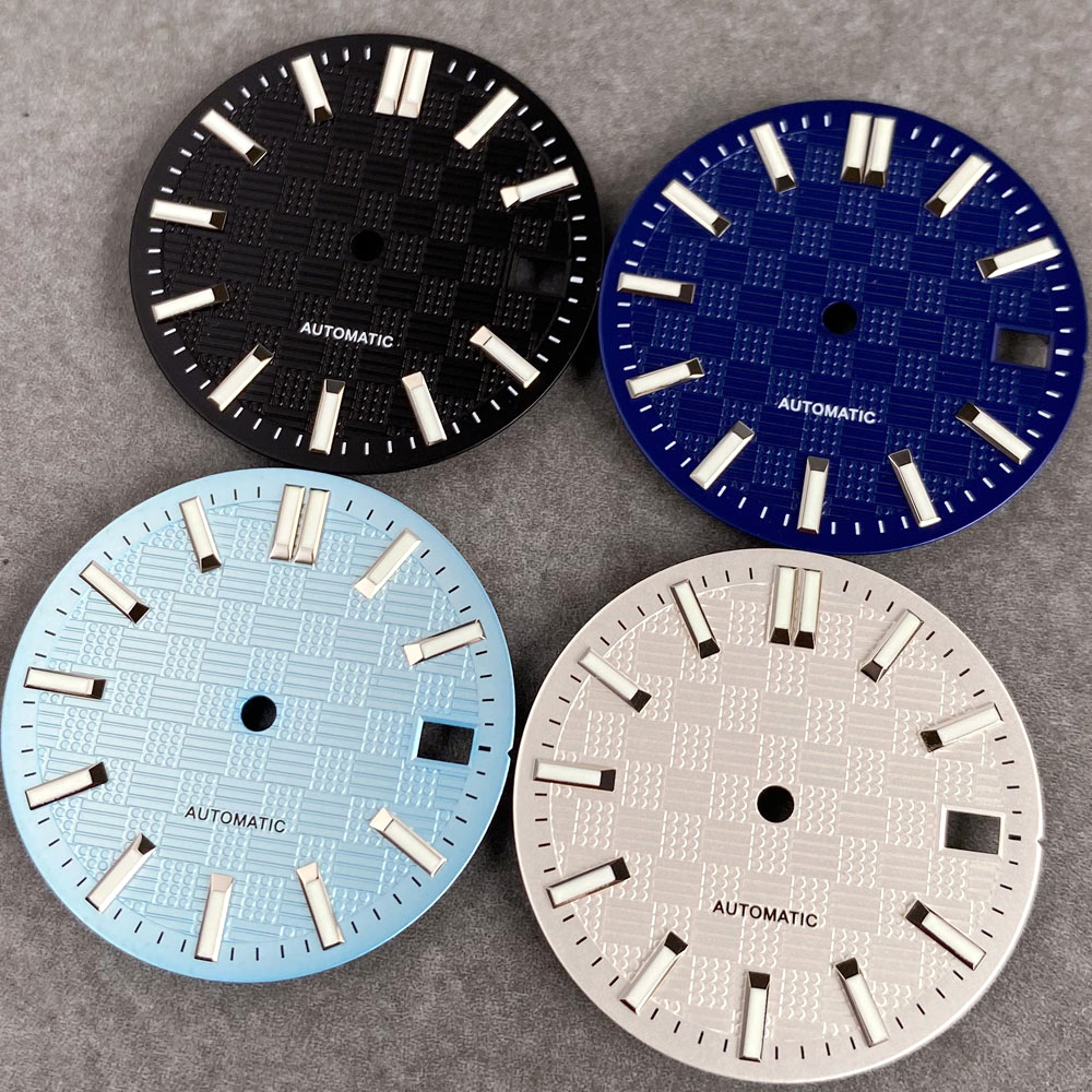 Black White Sky Blue Mod Watch - огляд і ціна Luminous Dial Face