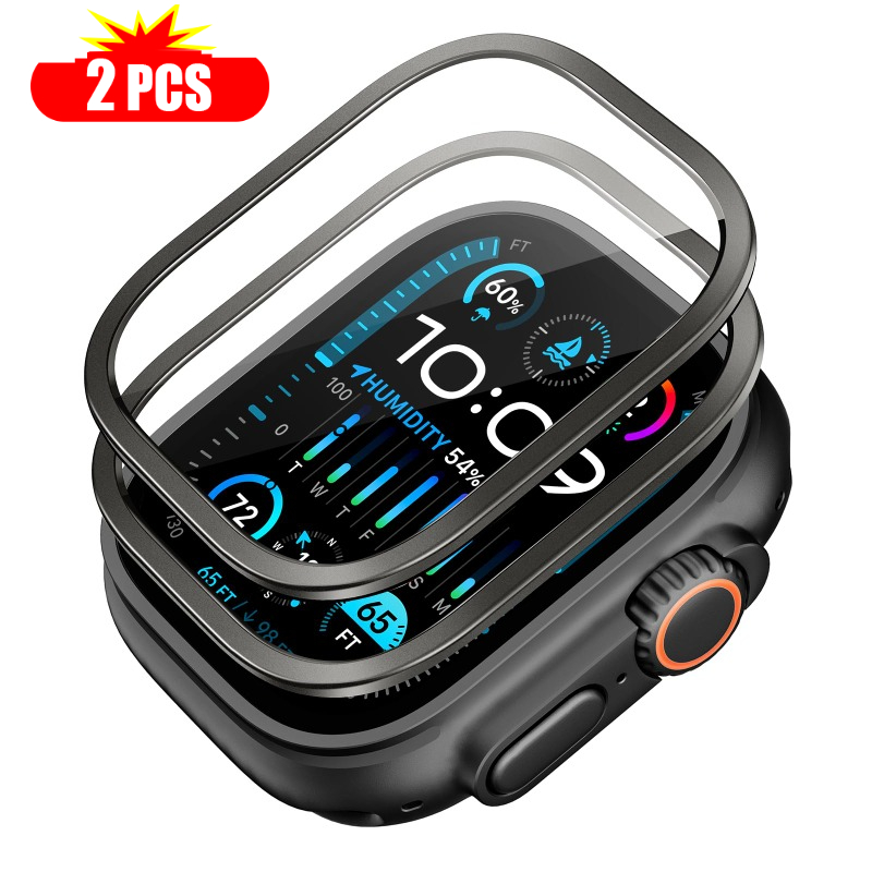 2pcs Tempered Glass for Apple  - огляд і ціна Smartwatch Watches For Men