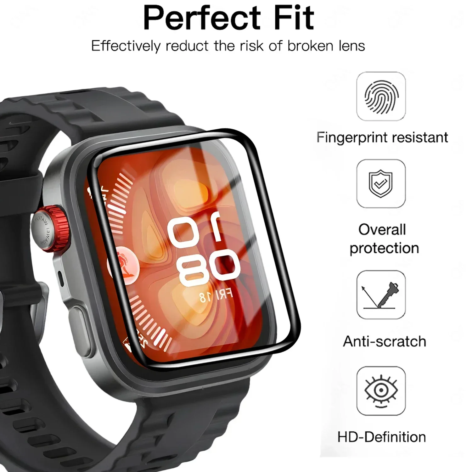 5 Pcs Tempered film For Huawei - огляд і ціна Smartwatch Watch Huawei
