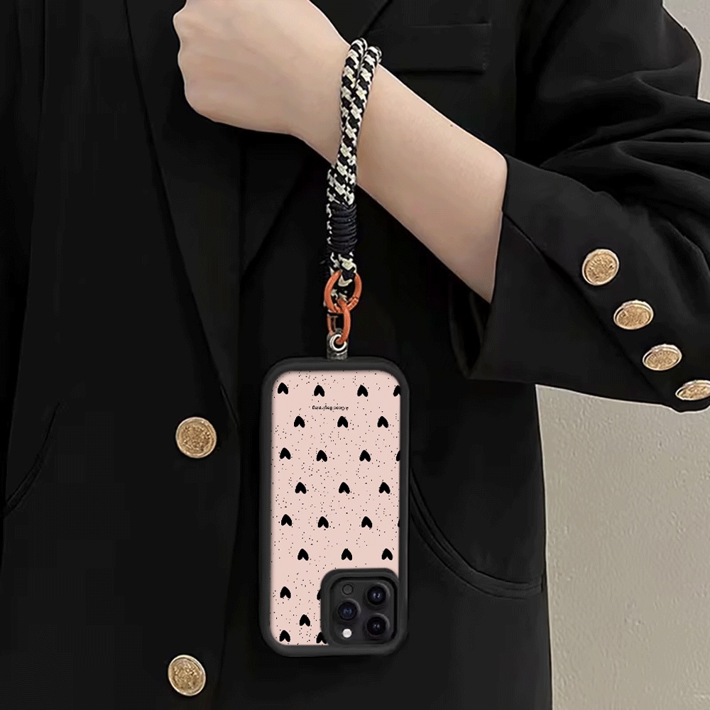 Ink Splattered Black Heart Han - огляд і ціна Samsung Galaxy Strap