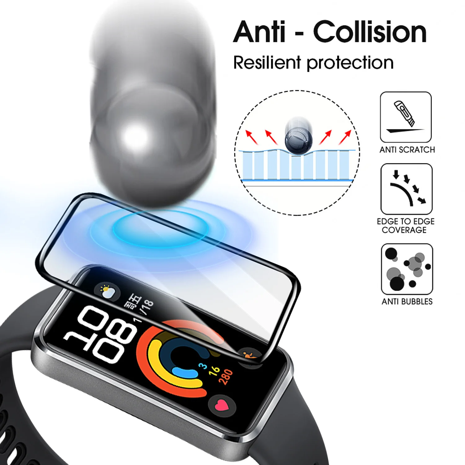 Flexible Screen Protectors for - огляд і ціна Smartwatch Watch Huawei
