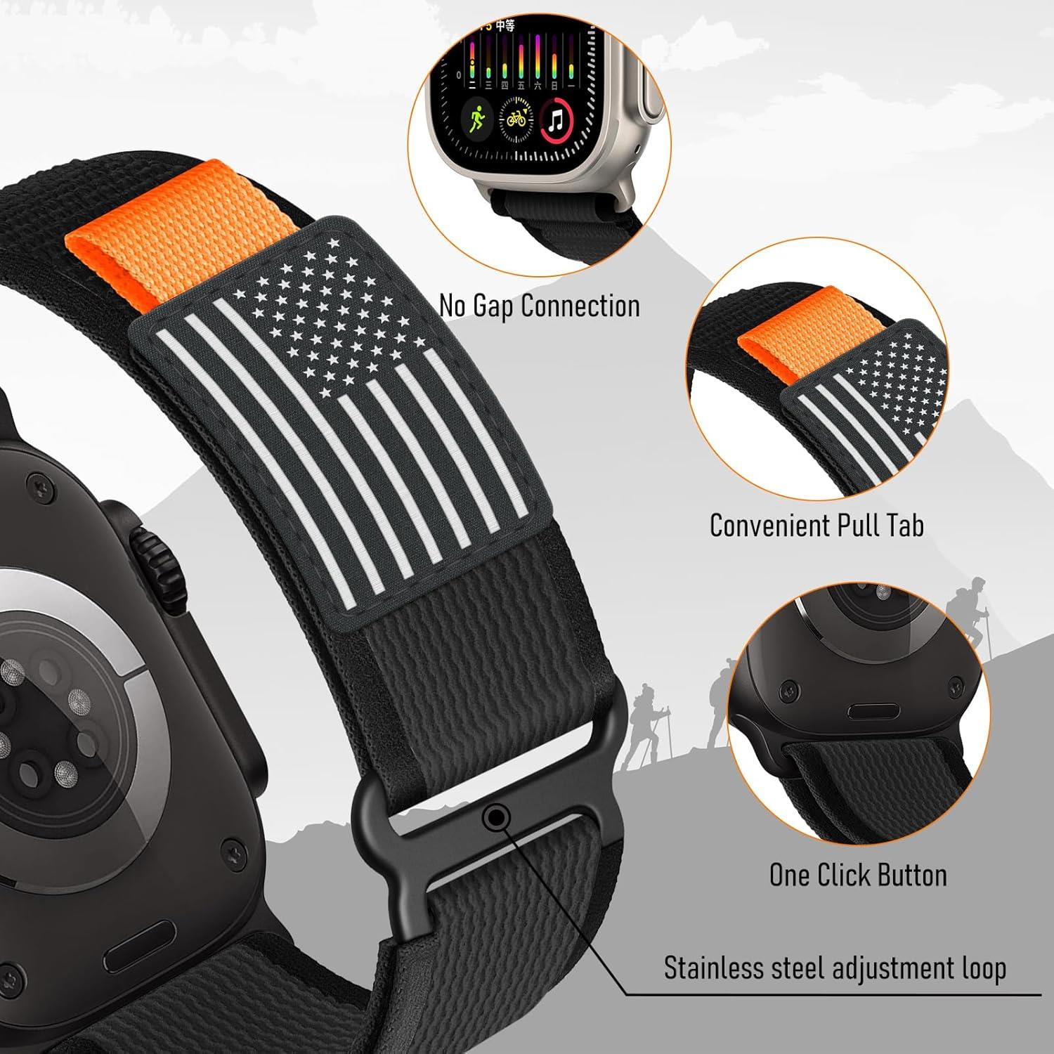 Strap for Apple watch Ultra2 U - огляд і ціна Smartwatch Rugged Watches For Men
